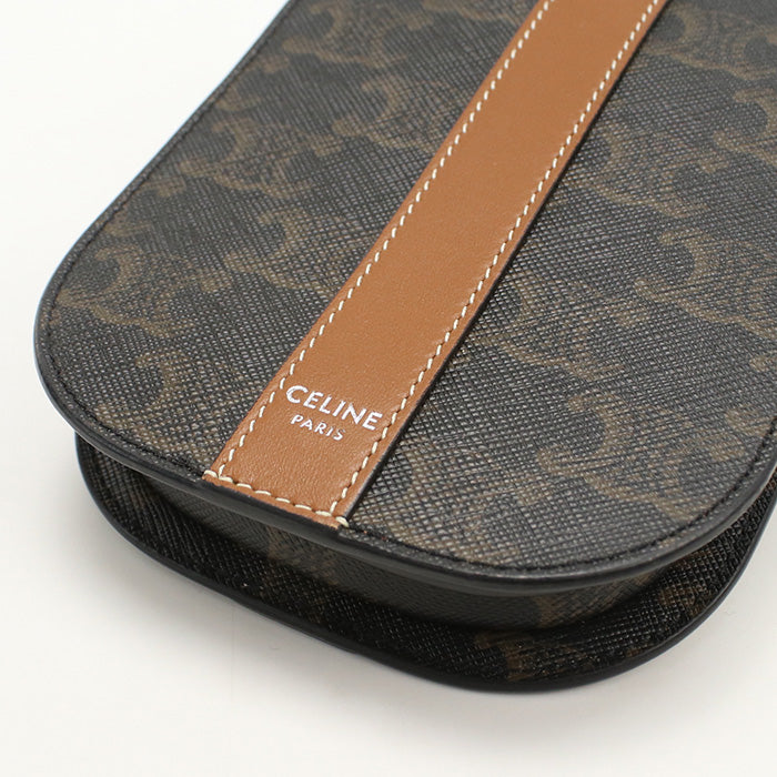 CELINE Mobile pouch Triomphe canvas CE93426 Shoulder Bag PVC/Mobile pouch Women