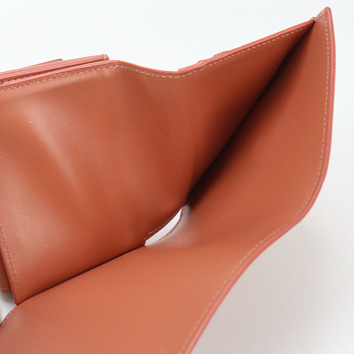 CELINE Small flap wallet Triomphe 10D78 3DPV Three fold wallet Calfskin Women