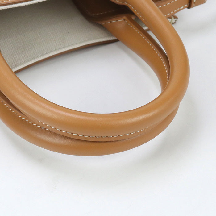 CELINE Minibar Tical Hippo Handbag canvas/Calfskin Women