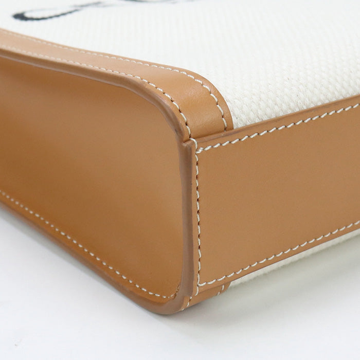 CELINE Minibar Tical Hippo Handbag canvas/Calfskin Women