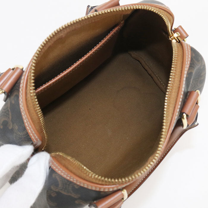 CELINE Small 2WAY Triomphe canvas 113772CAS.04LU Mini Boston Triomphe canvas Women