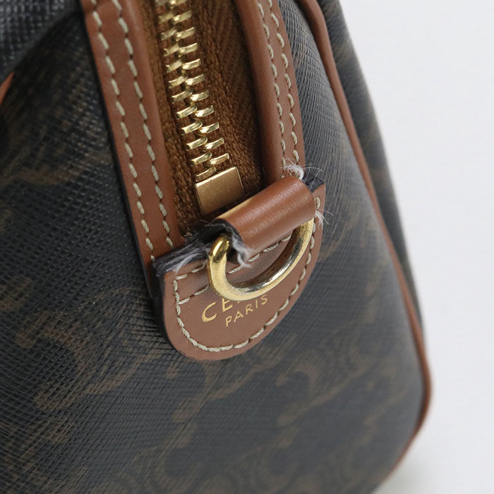 CELINE Small 2WAY Triomphe canvas 113772CAS.04LU Mini Boston Triomphe canvas Women