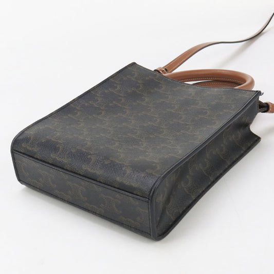 CELINE Mini vertical hippopotamus Triomphe canvas Handbag Triomphe canvas/leather Women