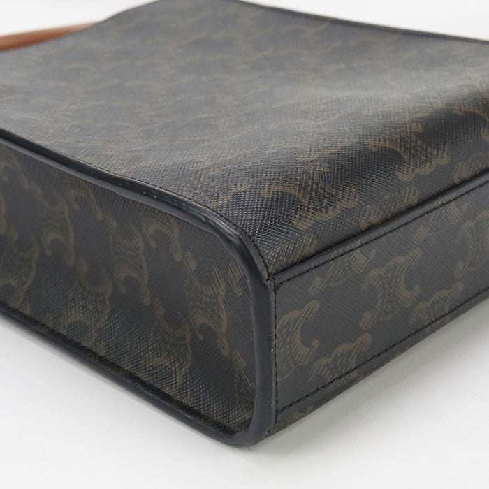 CELINE Mini vertical hippopotamus Triomphe canvas Handbag Triomphe canvas/leather Women