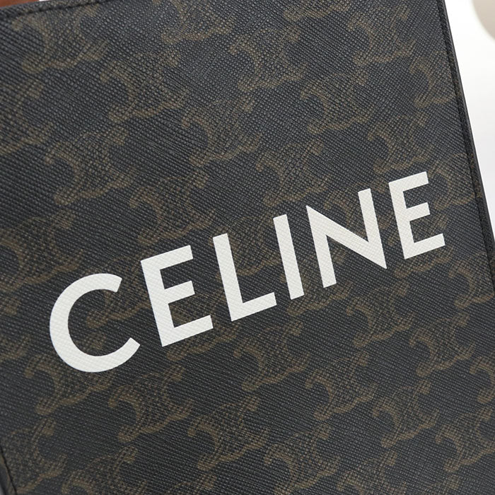 CELINE Mini vertical hippopotamus Triomphe canvas Handbag Triomphe canvas/leather Women