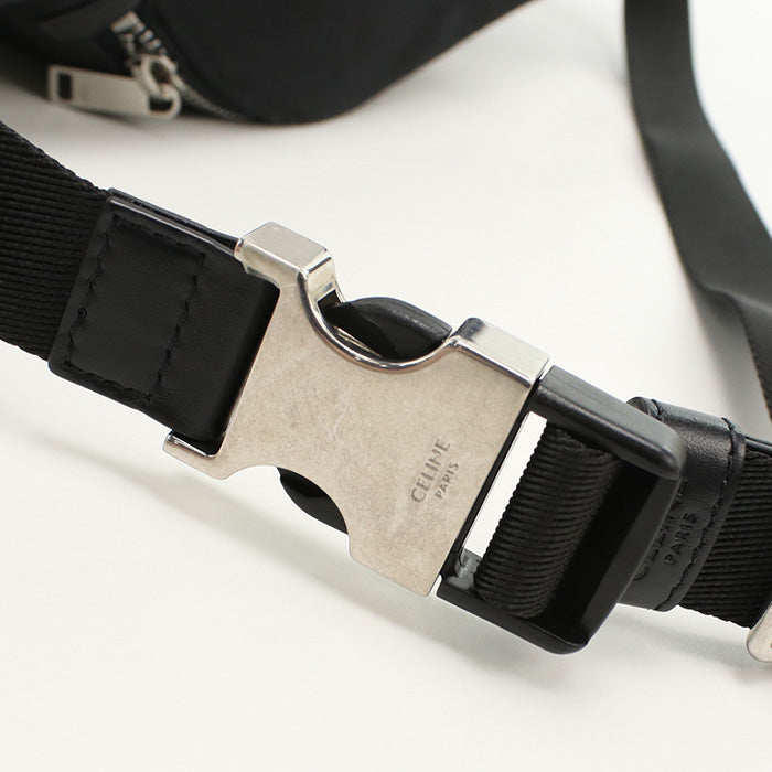 CELINE Belt bag Triomphe body bag canvas mens