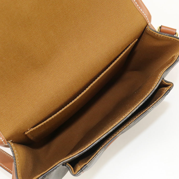 CELINE Medium Falco Bag Triomphe canvas CE96272 Shoulder Bag/Medium Falco Bag/leather Women