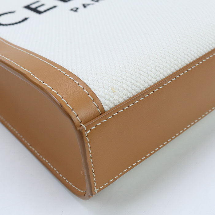 CELINE Mini vertical hippopotamus 193302BNZ.02NT Handbag canvas/Calfskin Women