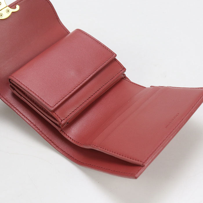 CELINE Small flap wallet Triomphe 10D78 3DPV Three fold wallet Calfskin Women