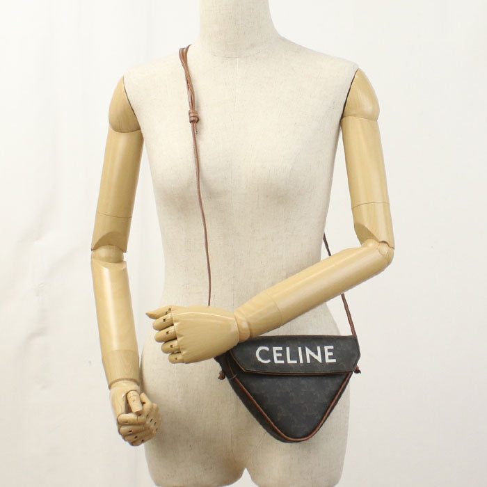 CELINE Triomphe canvas Diagonal shoulder bag Triomphe canvas Women