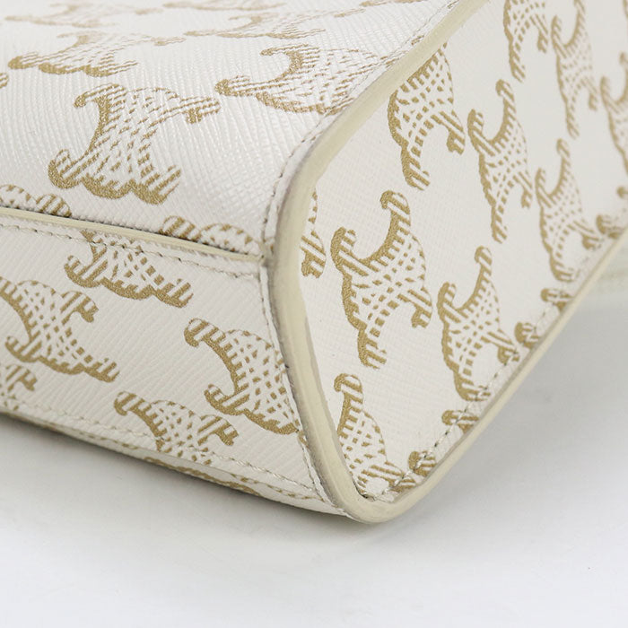 CELINE Mini Vertical Hippo 2WAY Triomphe canvas 19437 2BZK Handbag PVC/leather Women