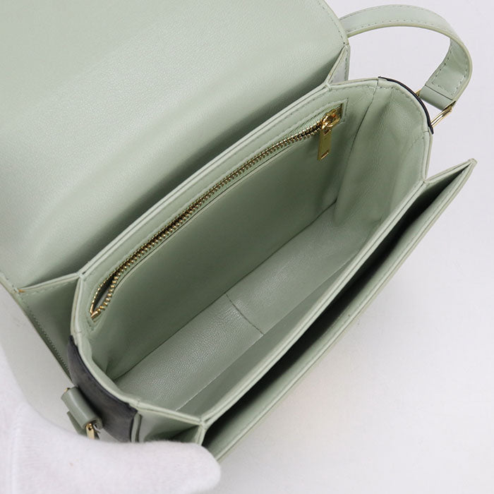 CELINE Triomphe canvas Diagonal shoulder bag PVC/leather Women