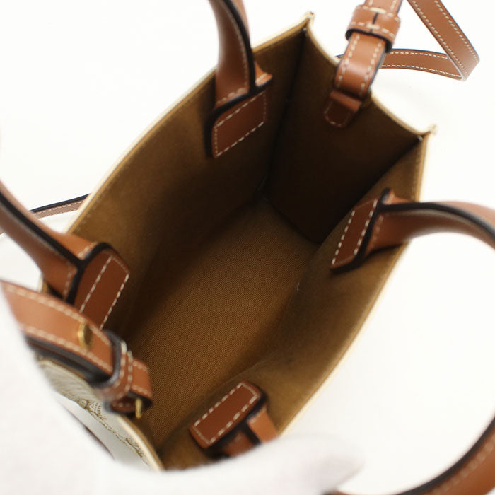 CELINE Mini vertical hippopotamus Triomphe canvas 19437 2BZK 01BC Handbag PVC Women