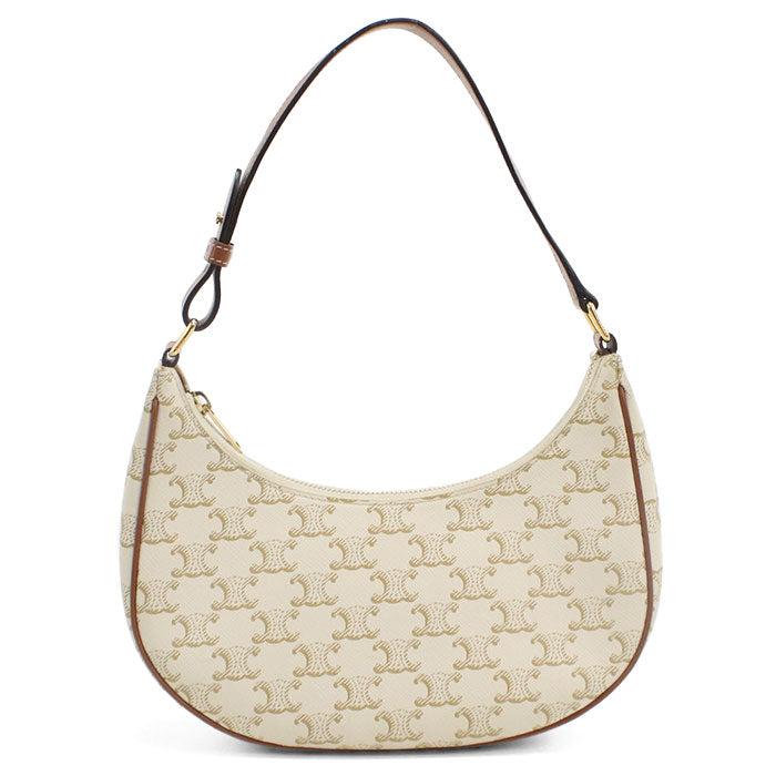 CELINE one belt Shoulder Bag Triomphe canvas Women