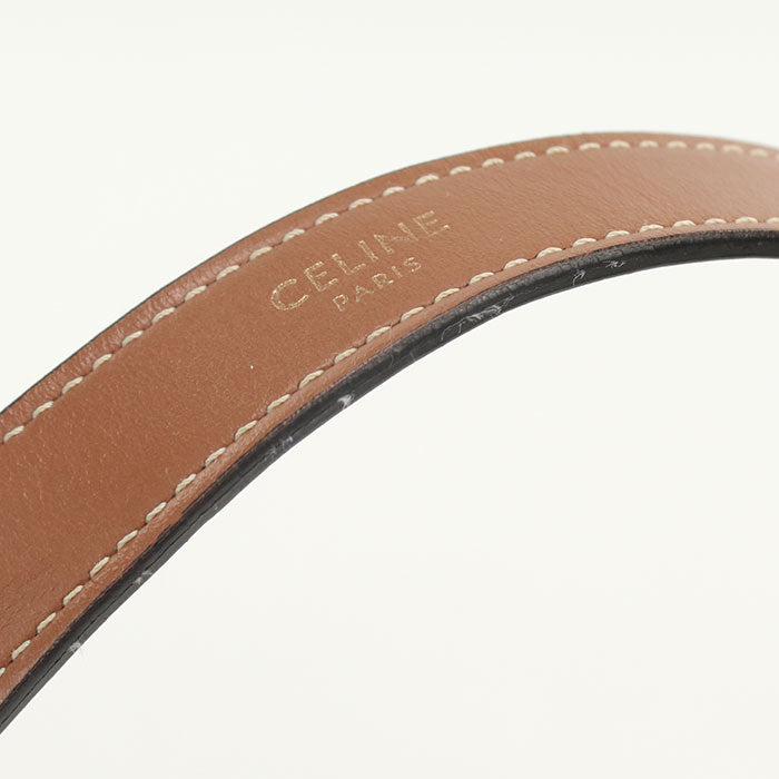 CELINE one belt Shoulder Bag Triomphe canvas Women