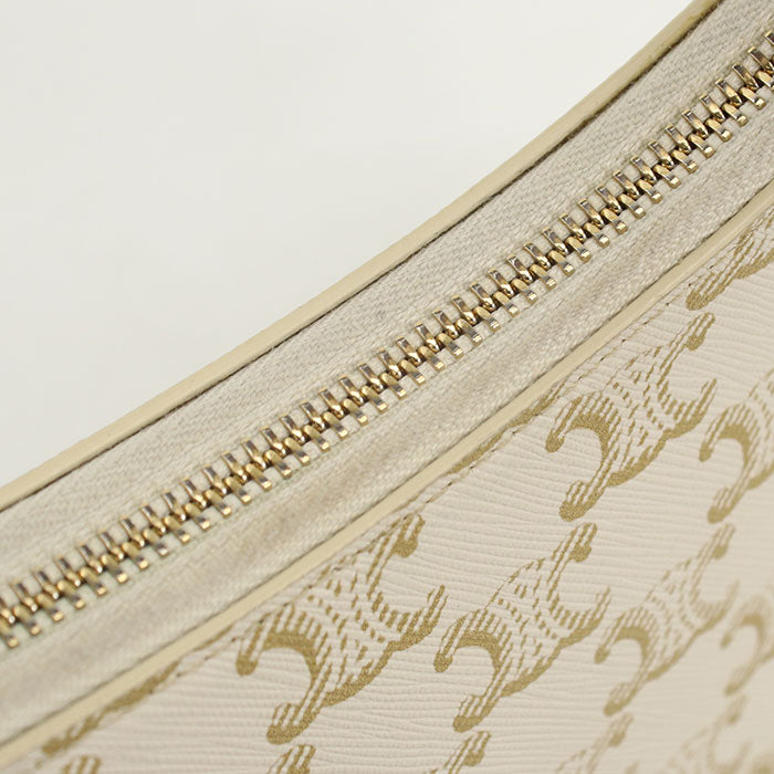 CELINE one belt Shoulder Bag Triomphe canvas Women