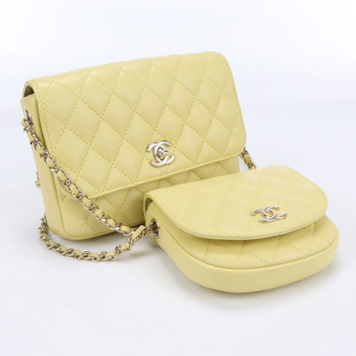 CHANEL Chain Matrasse Shoulder bag / lambskin 28034267 Women