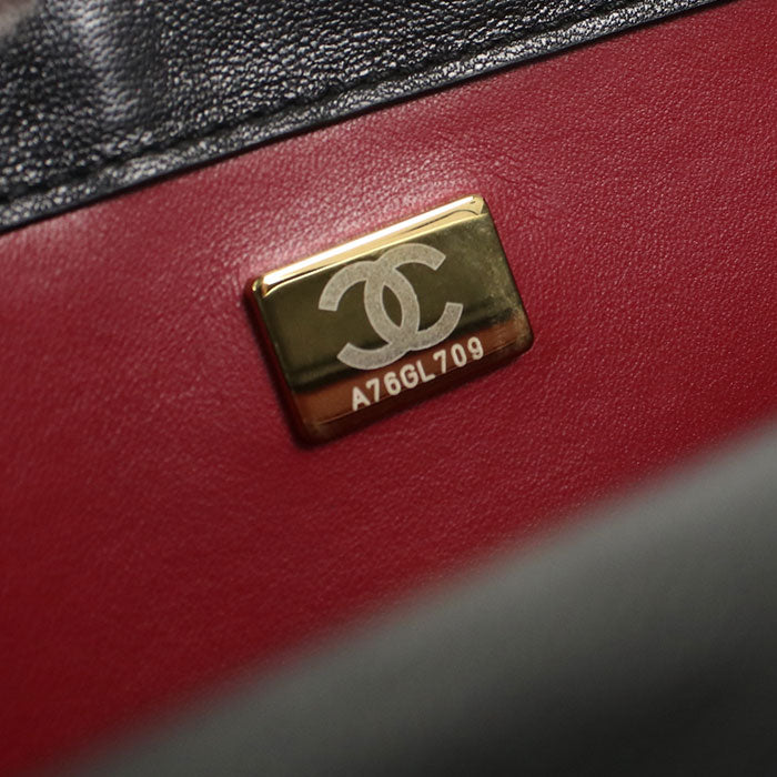 CHANEL Chain Matrasse Shoulder bag lambskin Women