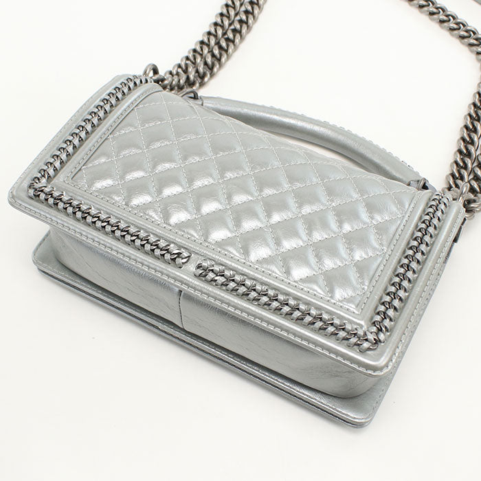 CHANEL 2WAY handbag Boy chanel Handbag leather 23113096 Women