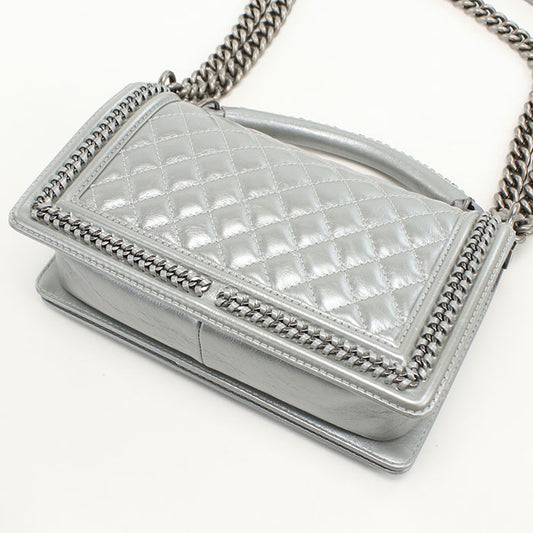 CHANEL 2WAY handbag Boy chanel Handbag leather 23113096 Women