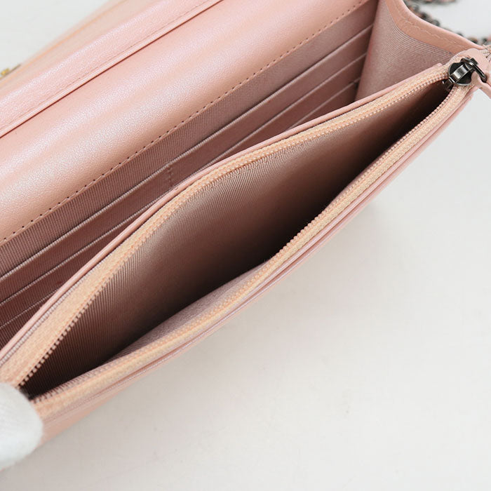 CHANEL Matrasse Chain wallet leather 27811786 Women