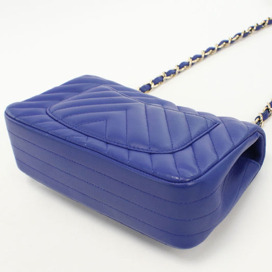 CHANEL Chain Chevron Shoulder bag lambskin Women