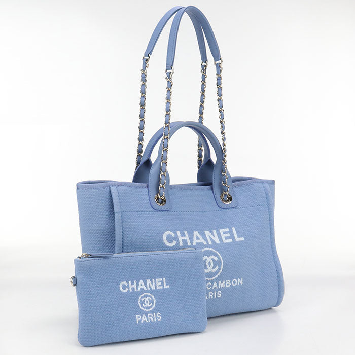 CHANEL 2WAY Deauville AS3257 Tote Bag canvas G00EE640 Women