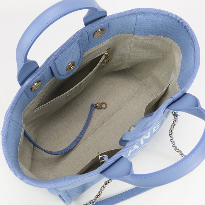 CHANEL 2WAY Deauville AS3257 Tote Bag canvas G00EE640 Women