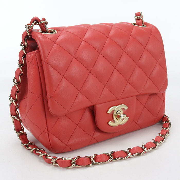 CHANEL Chain Matrasse Diagonal Shoulder bag lambskin 31138475 Women