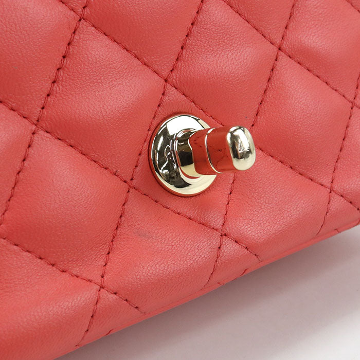 CHANEL Chain Matrasse Diagonal Shoulder bag lambskin 31138475 Women