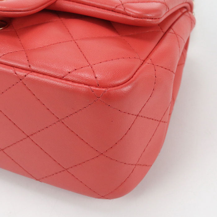 CHANEL Chain Matrasse Diagonal Shoulder bag lambskin 31138475 Women