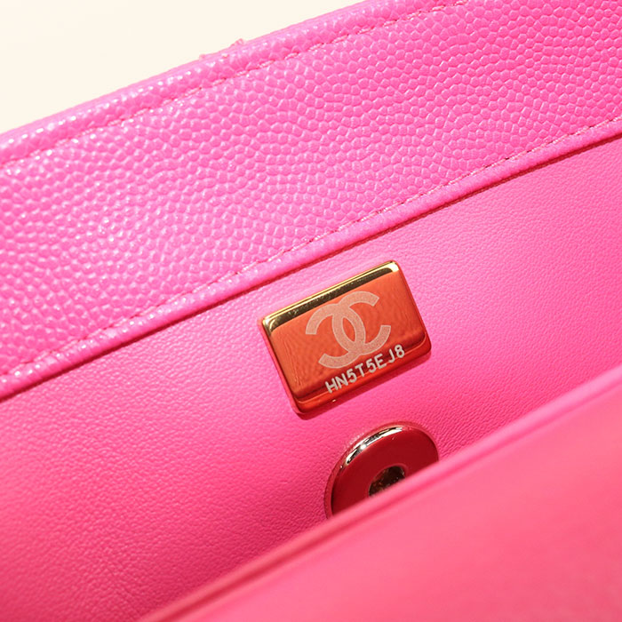 CHANEL 2WAY coco handle 24 Handbag / caviar Women