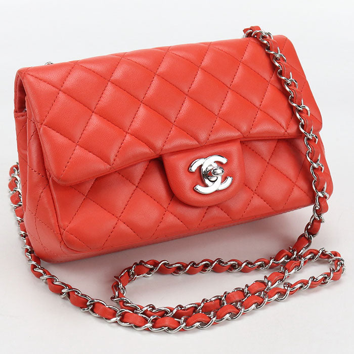 CHANEL Chain Matrasse Diagonal Shoulder bag lambskin 26971146 Women