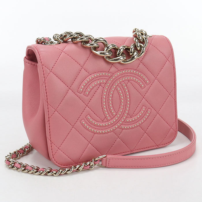 CHANEL Chain Matrasse Diagonal Shoulder bag lambskin 29747069 Women
