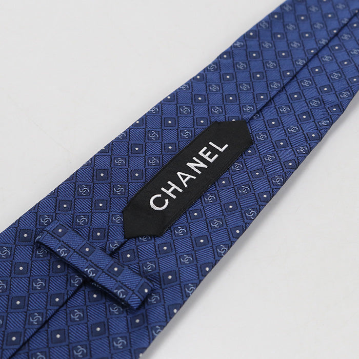 CHANEL tie/100% silk Men's