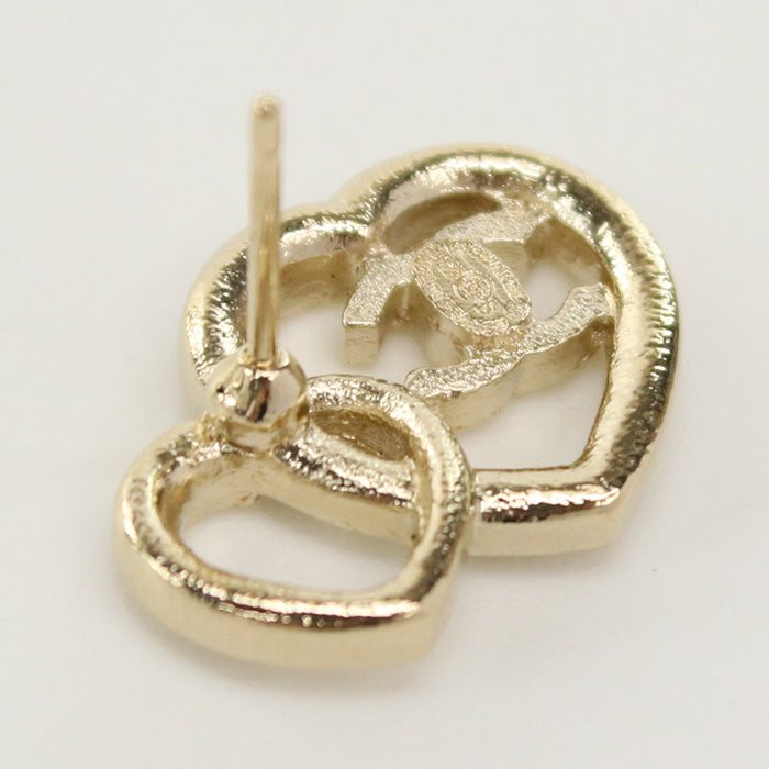 CHANEL Heart Pierce 88000 CH77769 Pierce metal/Heart Pierce Women