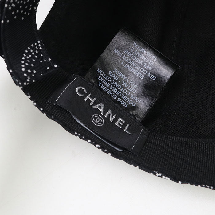 CHANEL Camelia cap silk Women