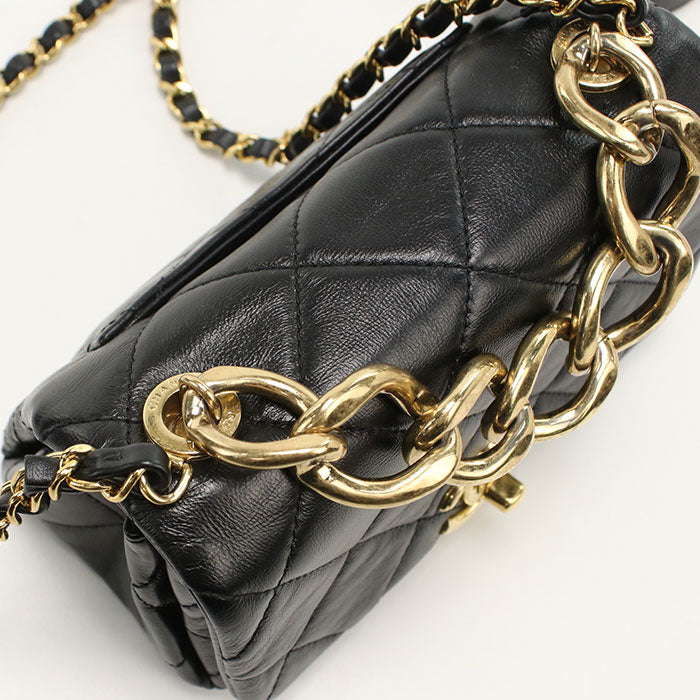 CHANEL ChainShoulder Bag Matrasse NPT9K2NL Diagonal shoulder bag lambskin Women