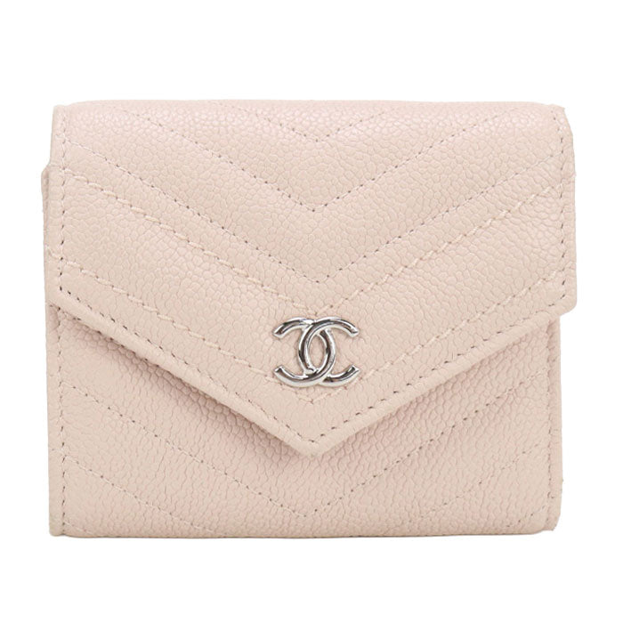 CHANEL Small flap wallet Chevron CH94457 Tri-fold wallet with coin purse/Small flap wallet 24758041 Women