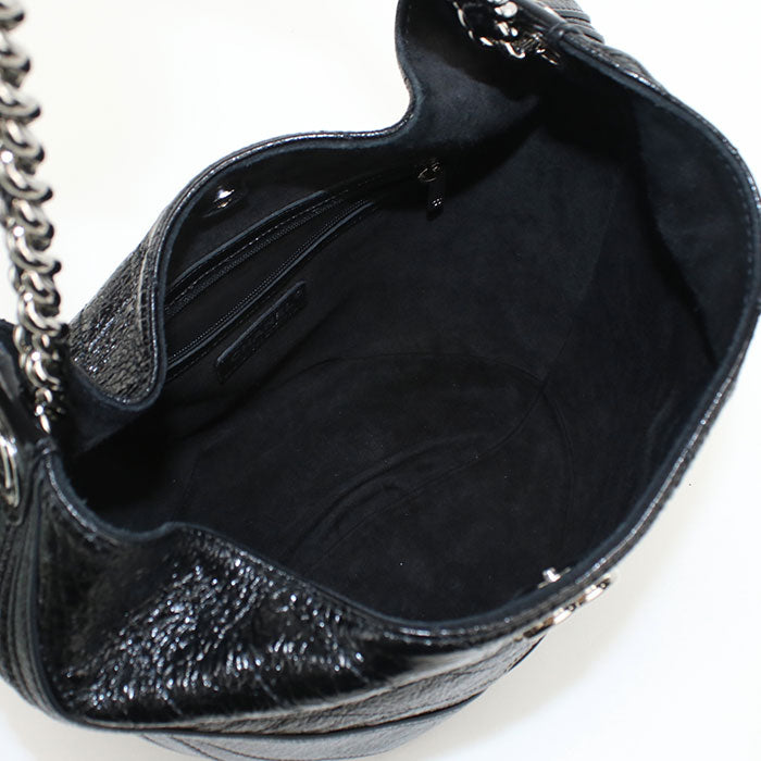 CHANEL ChainShoulder Bag Chevron 25737038 Shoulder Bag Patent leather Women