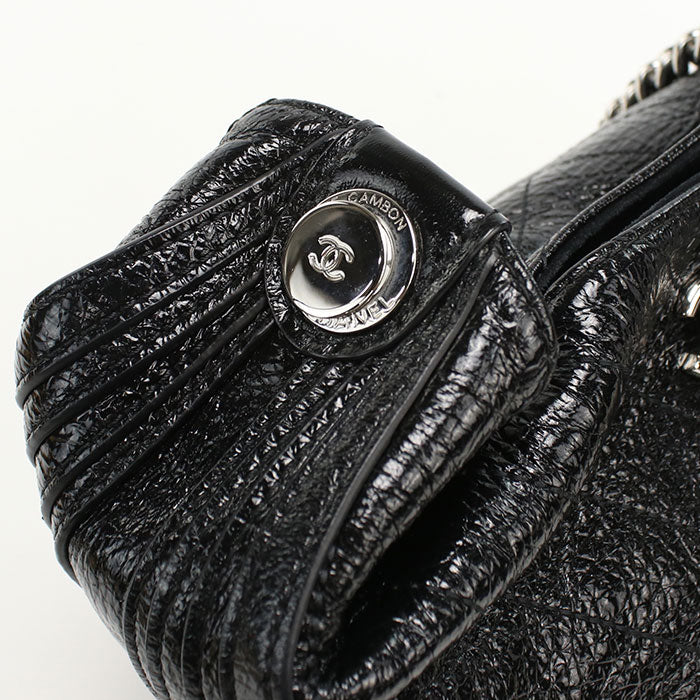 CHANEL ChainShoulder Bag Chevron 25737038 Shoulder Bag Patent leather Women