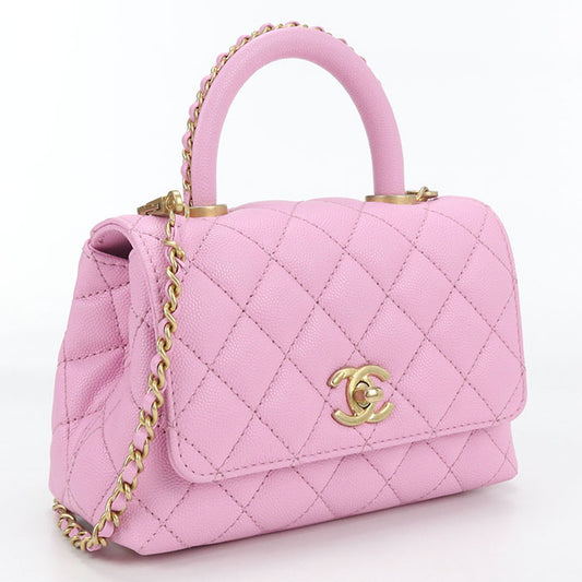 CHANEL 2WAY Matrasse Handbag / caviar TN771CJ7 Women