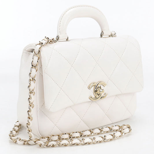 CHANEL 2WAY Matrasse Handbag lambskin G8A80HTJ Women