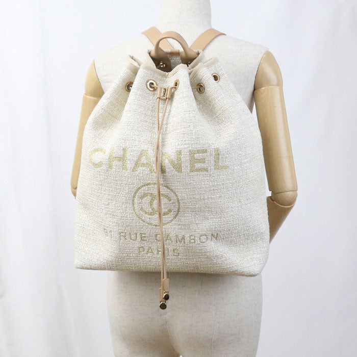 CHANEL Backpack Deauville A93787 Backpack tweed 25262290 Women
