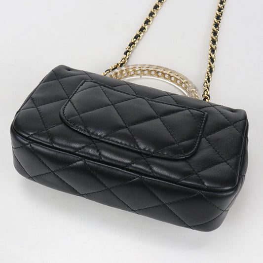 CHANEL Top handle 2WAY Matrasse Handbag lambskin LX3T6A53 Women