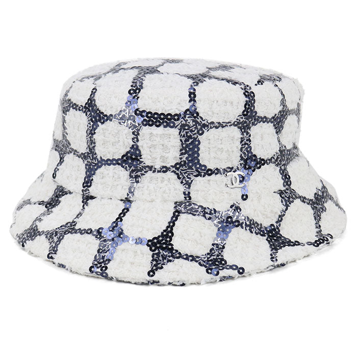 CHANEL Bucket hat COCO Mark hat cotton/polyamide/polyester Women