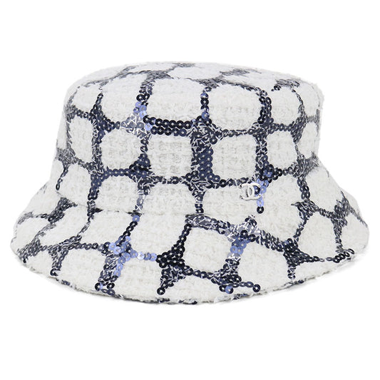 CHANEL Bucket hat COCO Mark hat cotton/polyamide/polyester Women