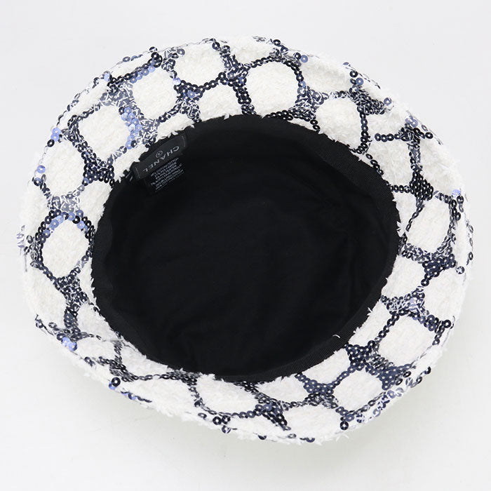 CHANEL Bucket hat COCO Mark hat cotton/polyamide/polyester Women