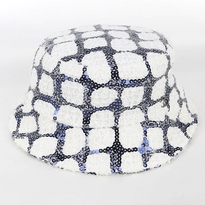 CHANEL Bucket hat COCO Mark hat cotton/polyamide/polyester Women