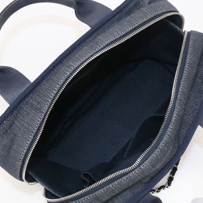 CHANEL Bowling bag 2WAY Deauville Boston bag denim 20986860 Women